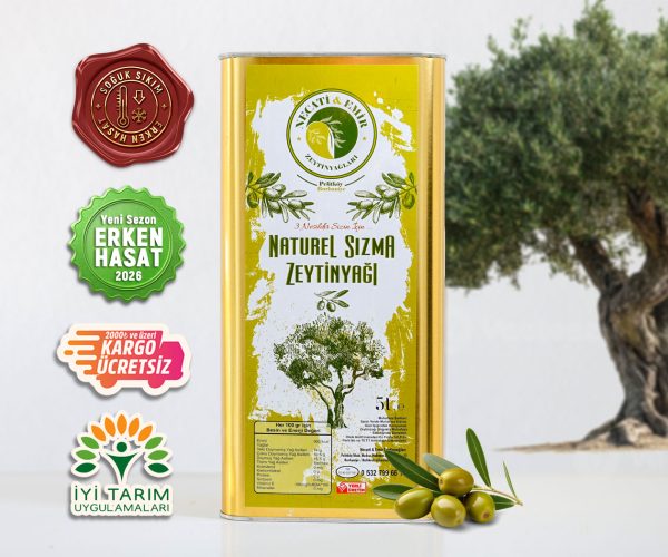 Erken Hasat Zeytinyağı (5 Lt) necati-emir-zeytinyaglari-zeytinyagi-5lt-teneke